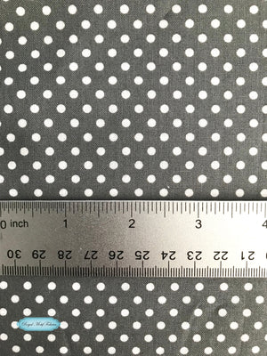 45" Dottie Small Dots on Graphite/Grey by Moda Fabrics | Royal Motif 
