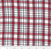 Oxford Wovens - Plaid Denim Red Yardage