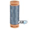 Aurifil 80wt Cotton Thread #1246 Dark Grey | Royal Motif Fabrics