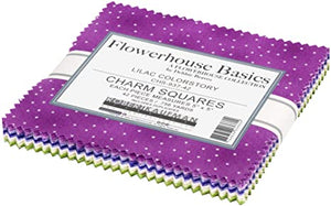 Flowerhouse Basics - Lilac Charm Pack