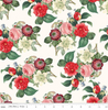 In Bloom Floral Cream Fabric by Riley Blake