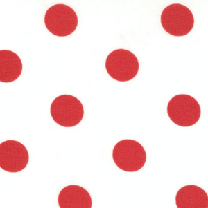 45" Dottie White Christmas Red 45008 11 by Moda | Designer Fabrics