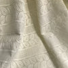 Hakoba Cotton Embroidered Fabric on Cream 