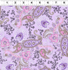 Cassandra Paisley Light Purple Fabric by Clothworks | Designer Fabrics