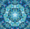 Moda - Gradients Kaleidoscope Panel Blue