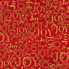 Robert Kaufman - Winter's Grandeur 9 - Joy Red Metallic
