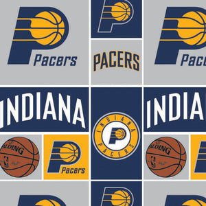 Licensed NBA (National Basketball Assoc.) Indiana Pacers by Camelot Fabrics