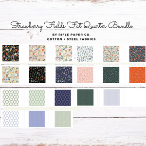 Strawberry Fields Fat Quarter Bundle by Rifle Paper Co. for Cotton + Steel Fabrics