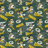 Fabric Traditions - Licensed Cotton Disney NFL Mash-Up (National Football League) - Green Bay Packers