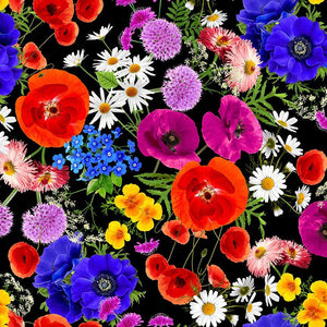 Floral Forest - Large Colorful Bright Florals