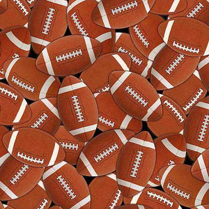Touchdown! - Packed Footballs by Gail Cadden for Timeless Treasures