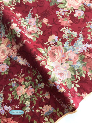 Lecien Fabrics - Antique Rose 2018 - Rose Bouquets