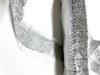 Silver Sequins on Mesh Trim | White Mesh Silver Sequins Ribbon