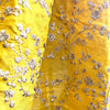 Yellow Embroidered Banarasi Silk with Sequins