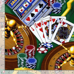 Feelin Lucky - Show Me The Money! - Casino Fabric by Timeless Treasures