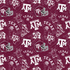 Licensed Colleges Fabrics - Texas A&M University by Sykel Enterprises