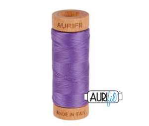 Aurifil 80wt Cotton Thread #1243 Dusty Lavender | Royal Motif Fabrics