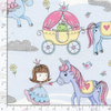 Sparkle and Shine Princesses and Unicorns with Glitter by Timeless Treasures