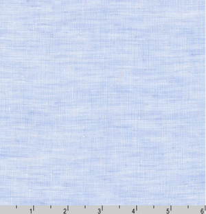 Limerick 100% Linen Blue by Robert Kaufman | Soft Breathable Linens