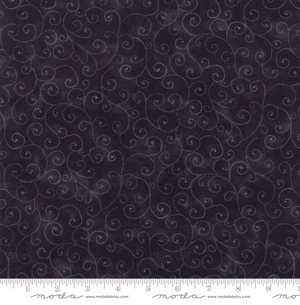 Marble Swirls Jet Black by Moda Fabrics | Designer Solid Fabrics 