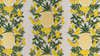 Primavera Pineapple Stripe Cream Canvas Metallic Fabric by Cotton + Steel