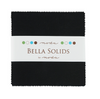 Bella Solids Black Charm Pack by Moda Fabrics | Royal Motif Fabrics