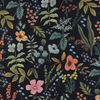 Amalfi Herb Garden Midnight Canvas Fabric by Cotton + Steel Fabrics