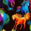 Spirit - All Over Painted Horses by Timeless 