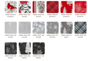 Winter's Grandeur 8 - Silver Colorstory Charm Squares by Robert Kaufman