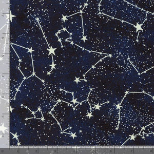 Glow in the Dark Constellations Fabric