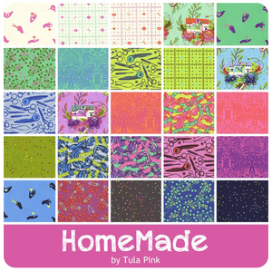 HomeMade 10" Squares/Layer Cake by Tula Pink for Free Spirit | Royal Motif Fabrics
