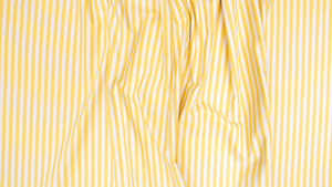 Primavera Cabana Stripe Yellow Cotton Fabric by Cotton + Steel