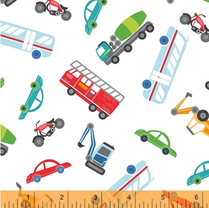 Around Town - Vehicles by Whistler Studios for Windham Fabrics 51838-3