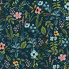 Amalfi - Herb Garden Navy Cotton Fabric