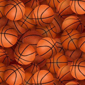 Sports Collection - Basketballs by Elizabeth's Studio | Sports Fabrics