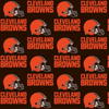 Licensed National Football League Cotton Fabrics | Cleveland Browns