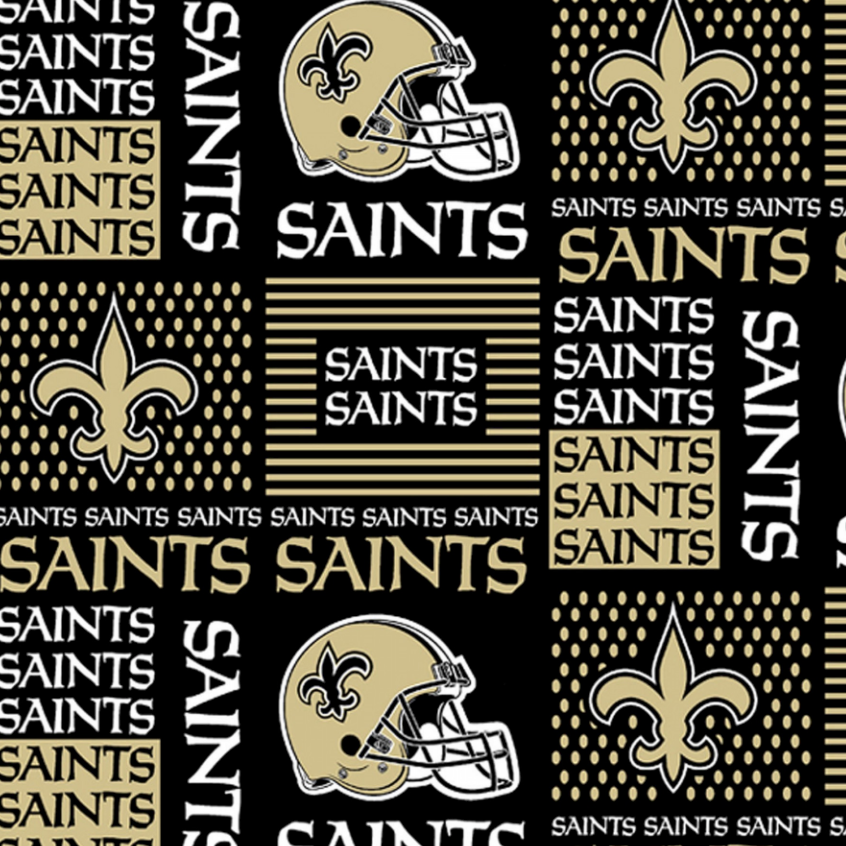 NFL Round Distressed Sign: New Orleans Saints