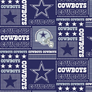 Licensed National Football League Cotton Fabrics | Dallas Cowboys NFC - East