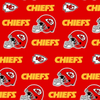 Licensed National Football League Cotton Fabrics | Kansas City Chiefs