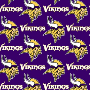 Licensed National Football League Cotton Fabrics | Minnesota Vikings