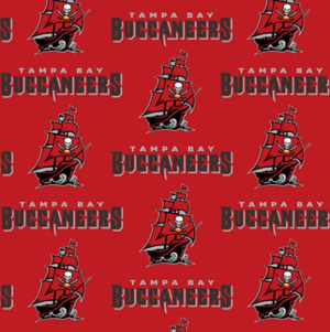 Licensed National Football League Cotton Fabrics | Tampa Bay Buccaneers