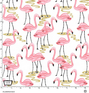 Glitter Critters - Flamingo Bay by Michael Miller | Novelty Fabrics | Royal Motif Fabrics