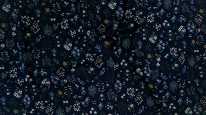Strawberry Fields - Hawthorne Navy Fabric by Cotton + Steel | RP401-NA2