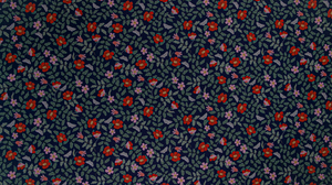 Strawberry Fields - Primrose Navy Rayon Fabric by Cotton + Steel | RP402-NA3R