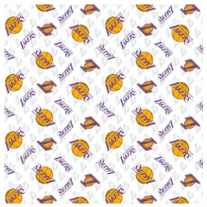 Licensed NBA (National Basketball Assoc.) Los Angeles Lakers by Camelot Fabrics