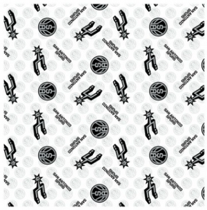 Licensed NBA (National Basketball Assoc.) San Antonio Spurs by Camelot Fabrics