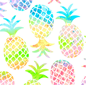 Tropical Breeze - Pineapple Paradise White by Kanvas Studio for Benartex 9715-09