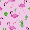 Tropical Breeze - Flamingo Frenzy Pink by Kanvas Studio for Benartex 9718-01