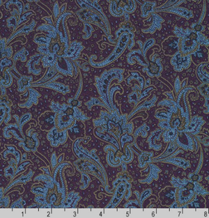 Paisley Prints Purple by Robert Kaufman | SB-4215D1-3 | Royal Motif Fabrics