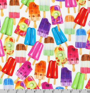 Sweet Tooth - Popsicles by Robert Kaufman | Novelty Prints | AMKD-19825-287 SWEET